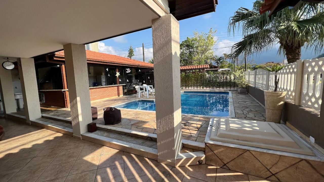 Praia/Piscina Com Hidro /Pebolim/Sinuca E Wi-Fi Caraguatatuba Bagian luar foto