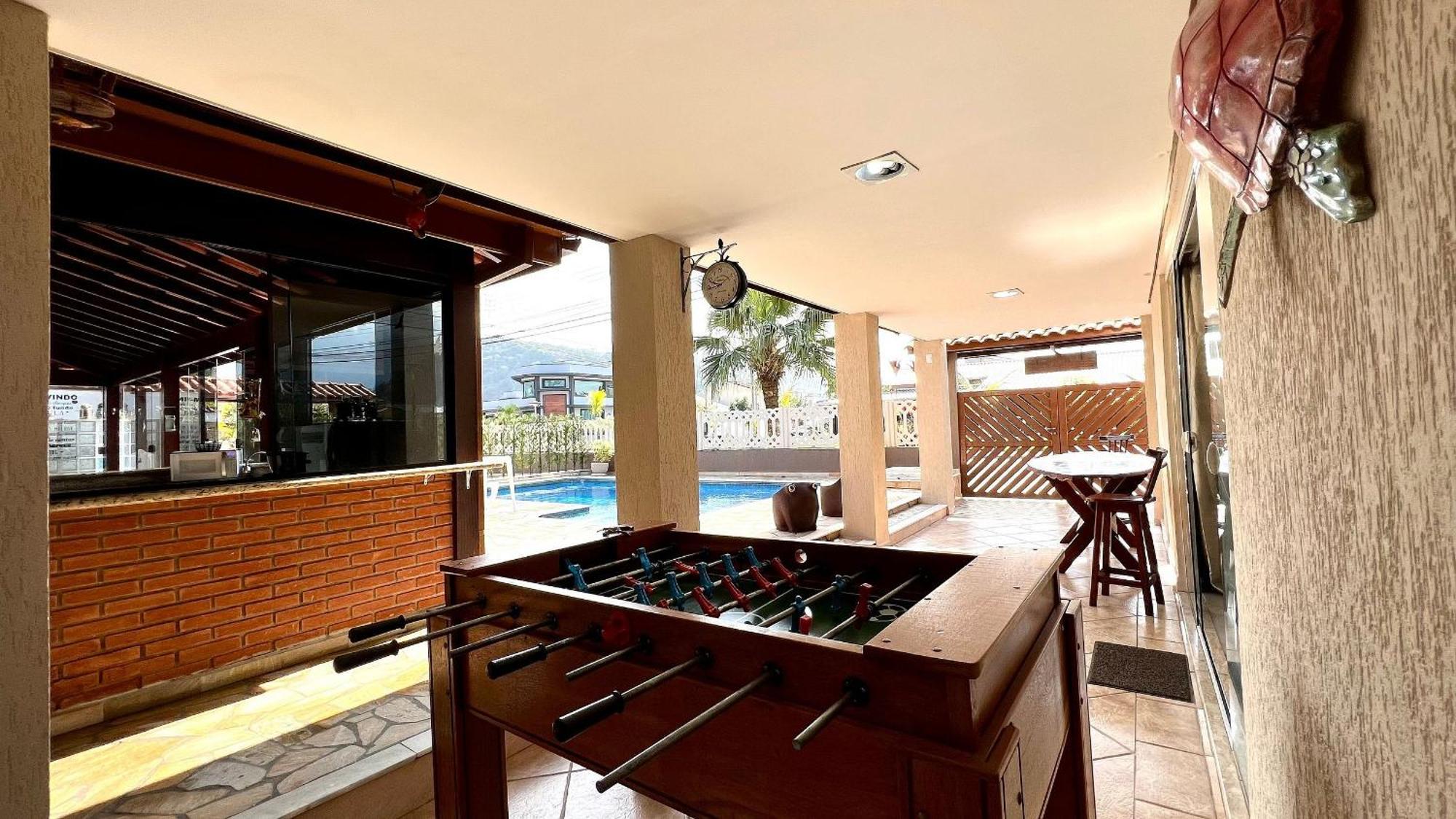 Praia/Piscina Com Hidro /Pebolim/Sinuca E Wi-Fi Caraguatatuba Bagian luar foto