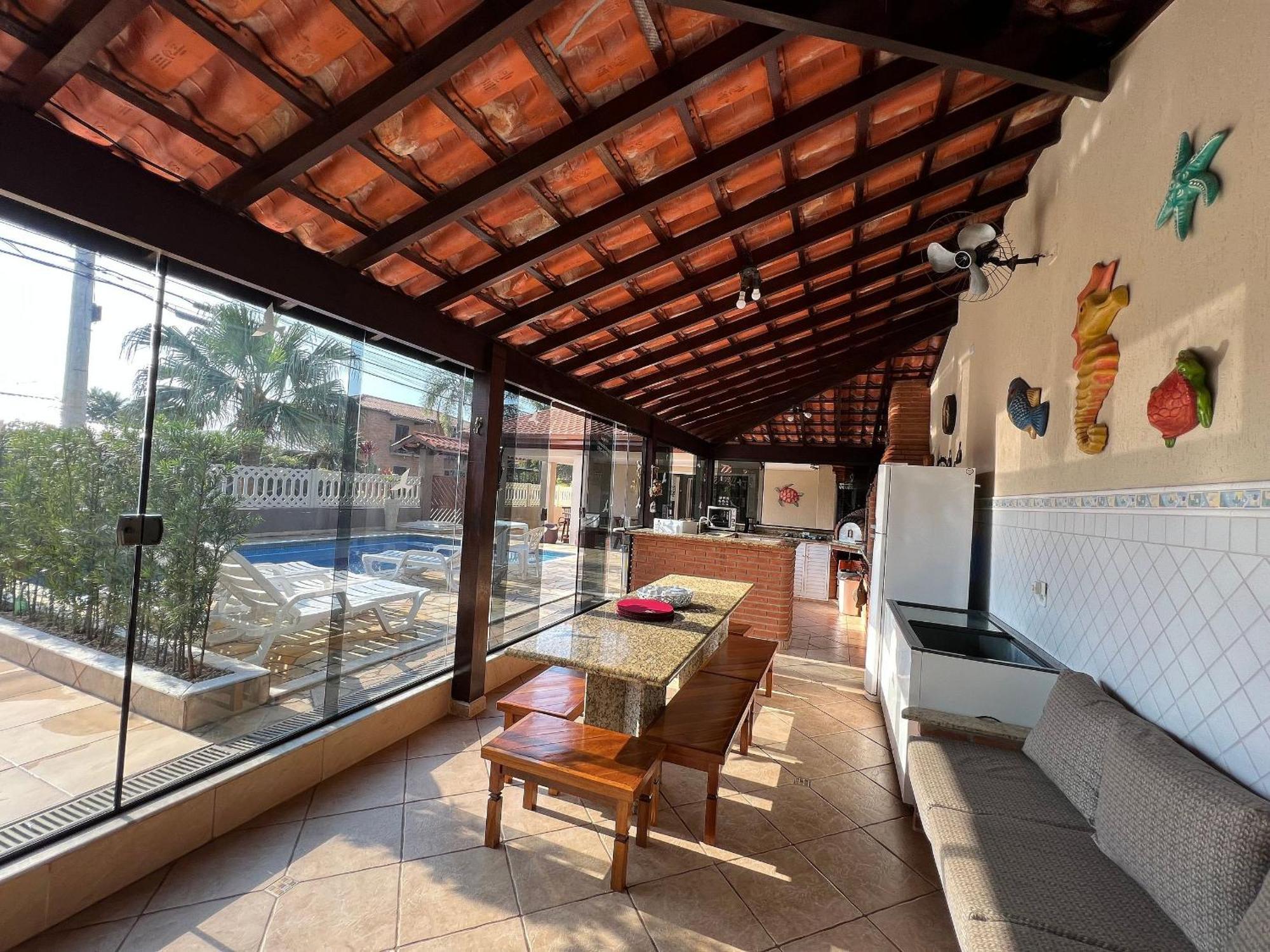 Praia/Piscina Com Hidro /Pebolim/Sinuca E Wi-Fi Caraguatatuba Bagian luar foto