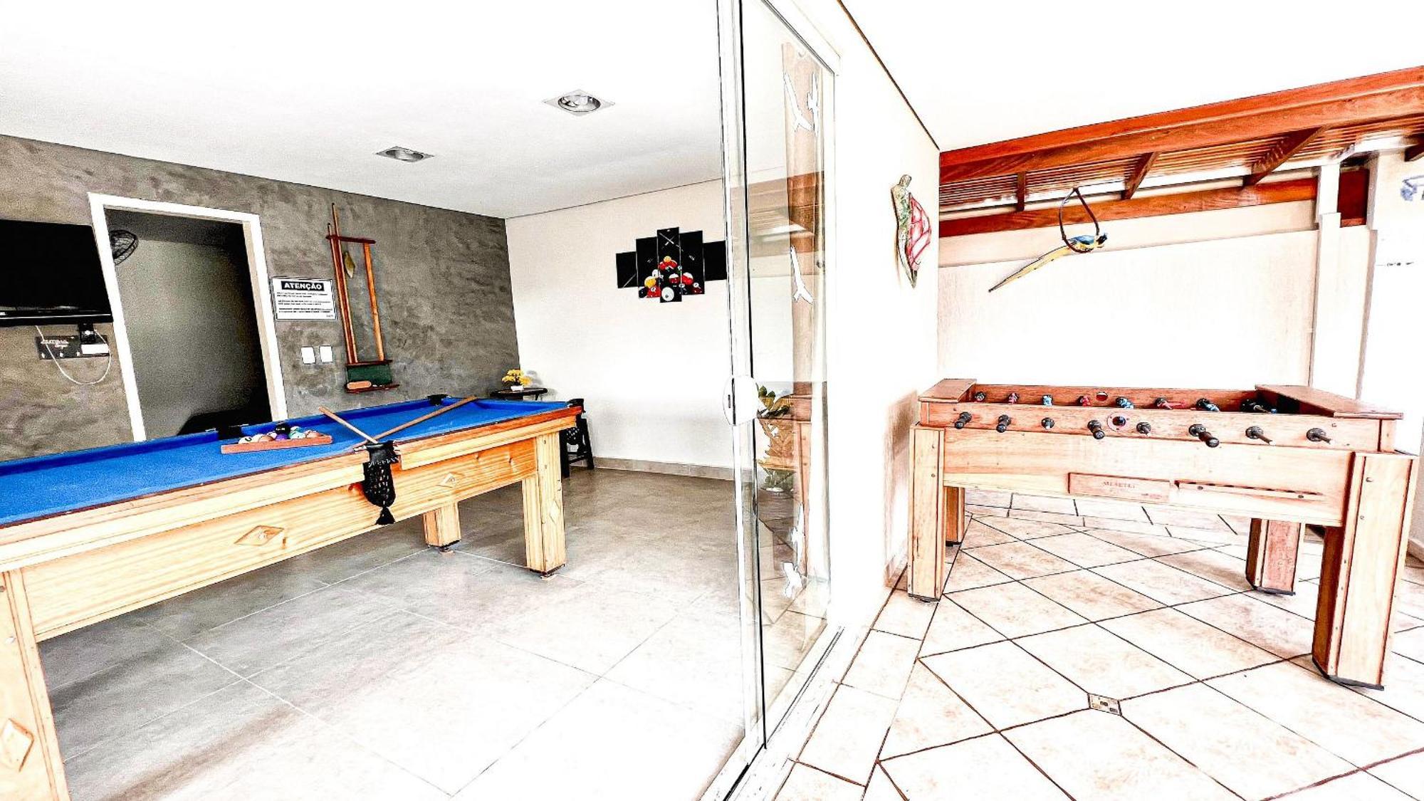 Praia/Piscina Com Hidro /Pebolim/Sinuca E Wi-Fi Caraguatatuba Bagian luar foto