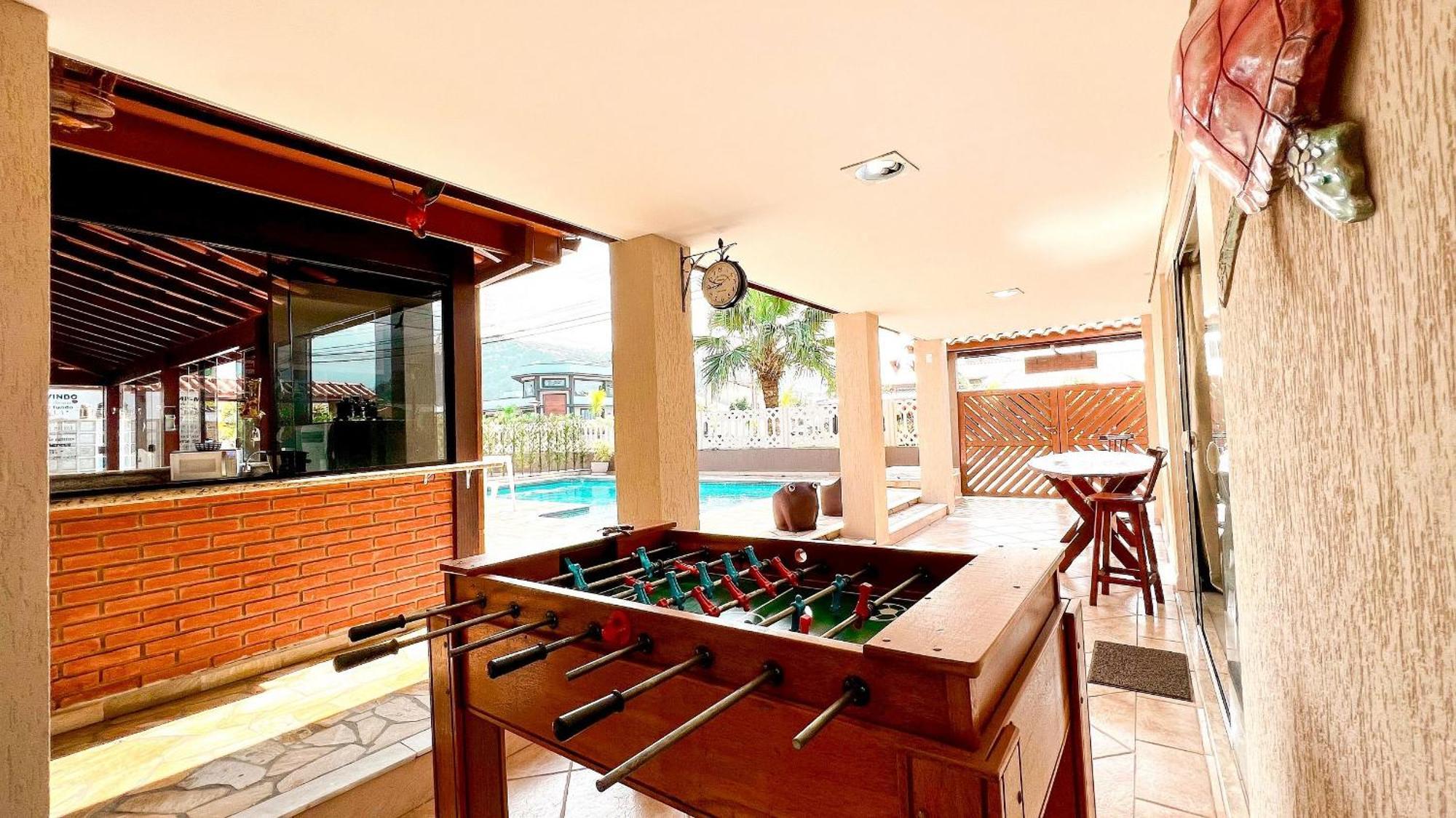 Praia/Piscina Com Hidro /Pebolim/Sinuca E Wi-Fi Caraguatatuba Bagian luar foto