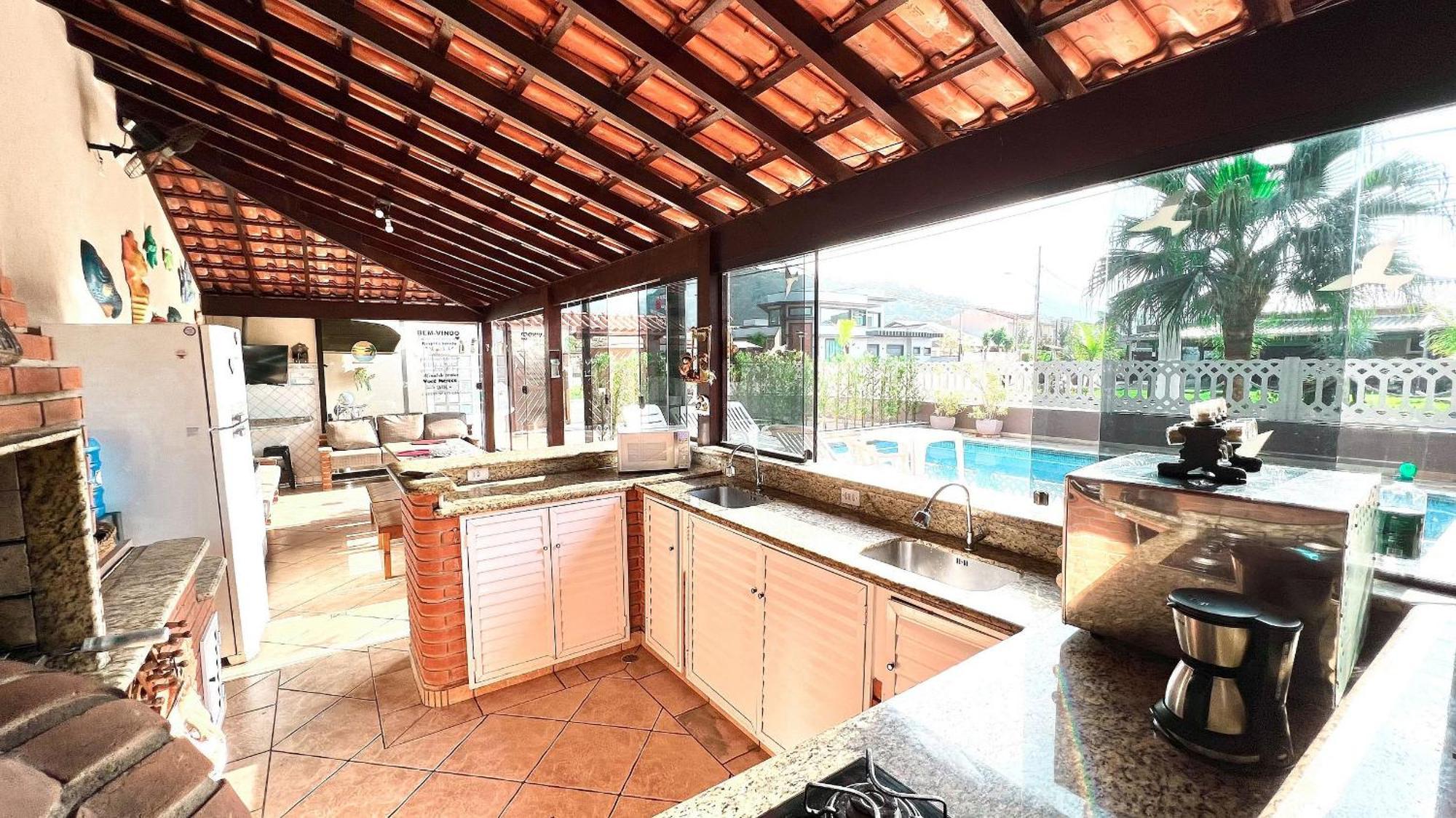Praia/Piscina Com Hidro /Pebolim/Sinuca E Wi-Fi Caraguatatuba Bagian luar foto