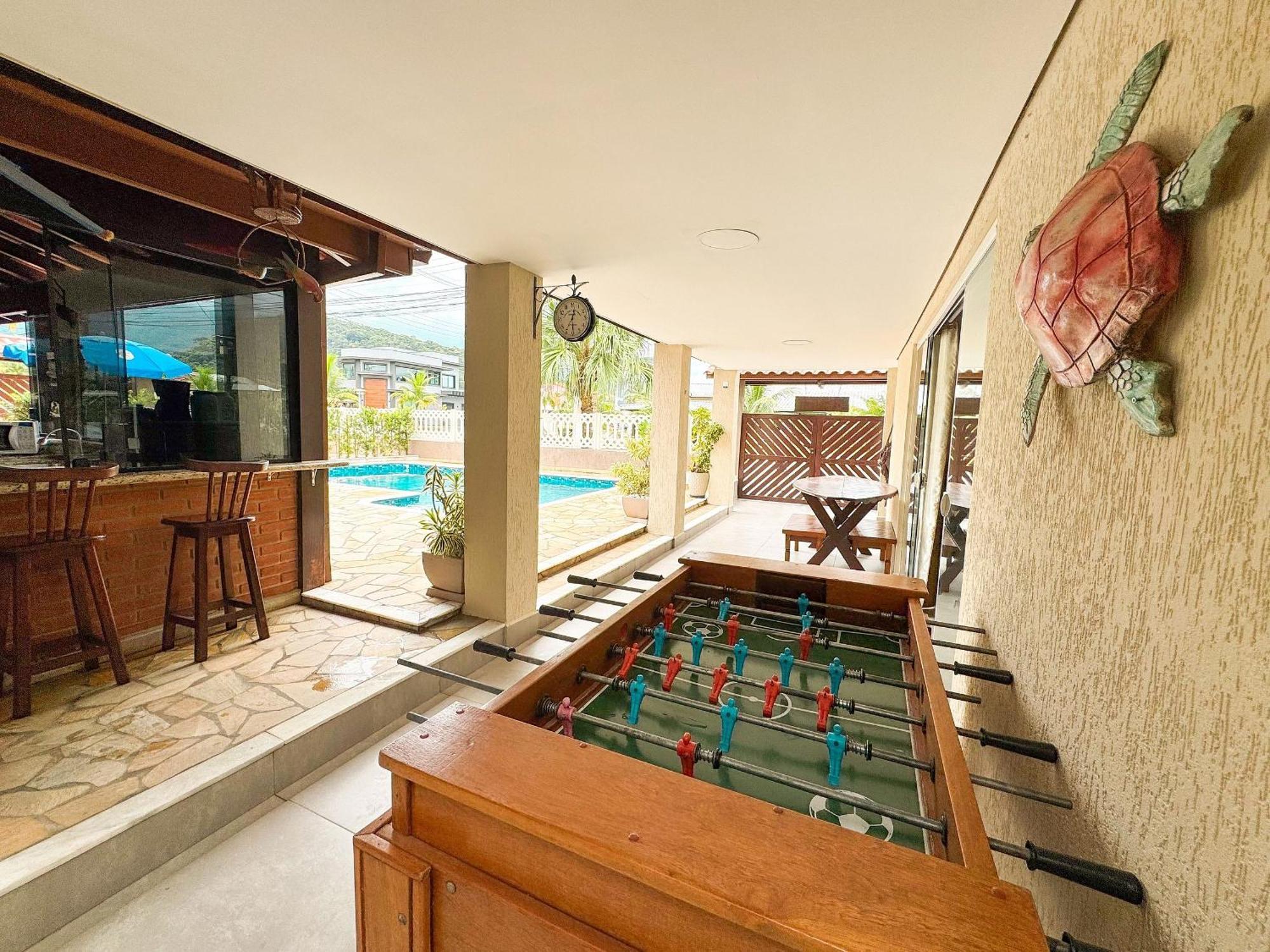 Praia/Piscina Com Hidro /Pebolim/Sinuca E Wi-Fi Caraguatatuba Bagian luar foto