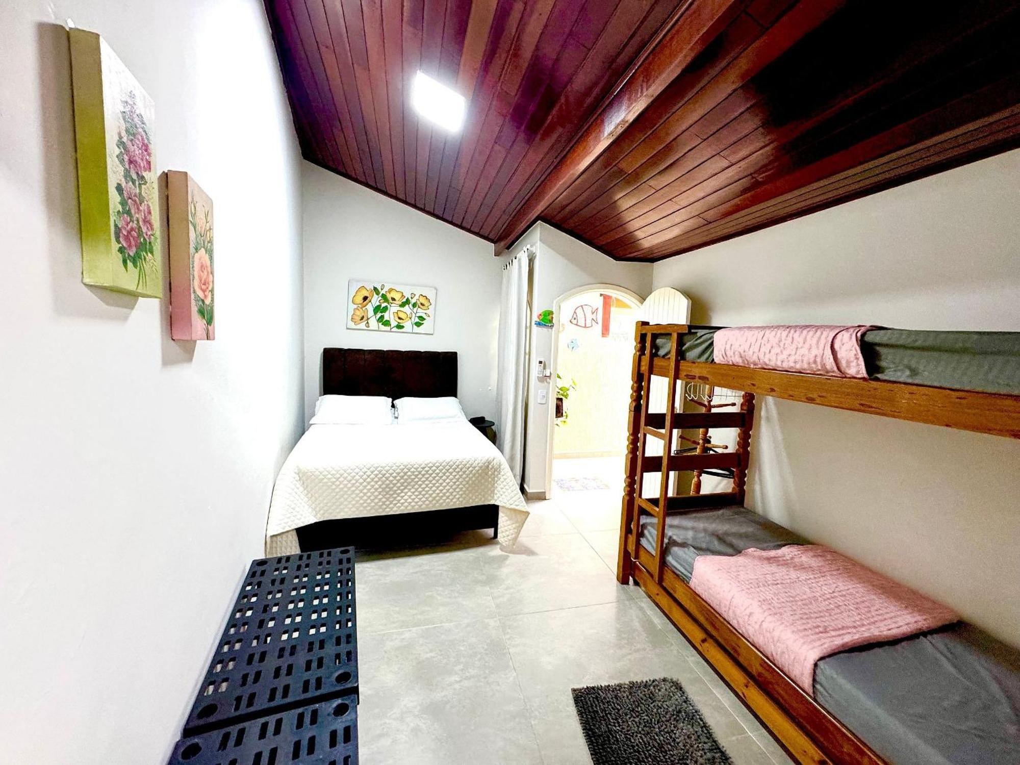Praia/Piscina Com Hidro /Pebolim/Sinuca E Wi-Fi Caraguatatuba Bagian luar foto