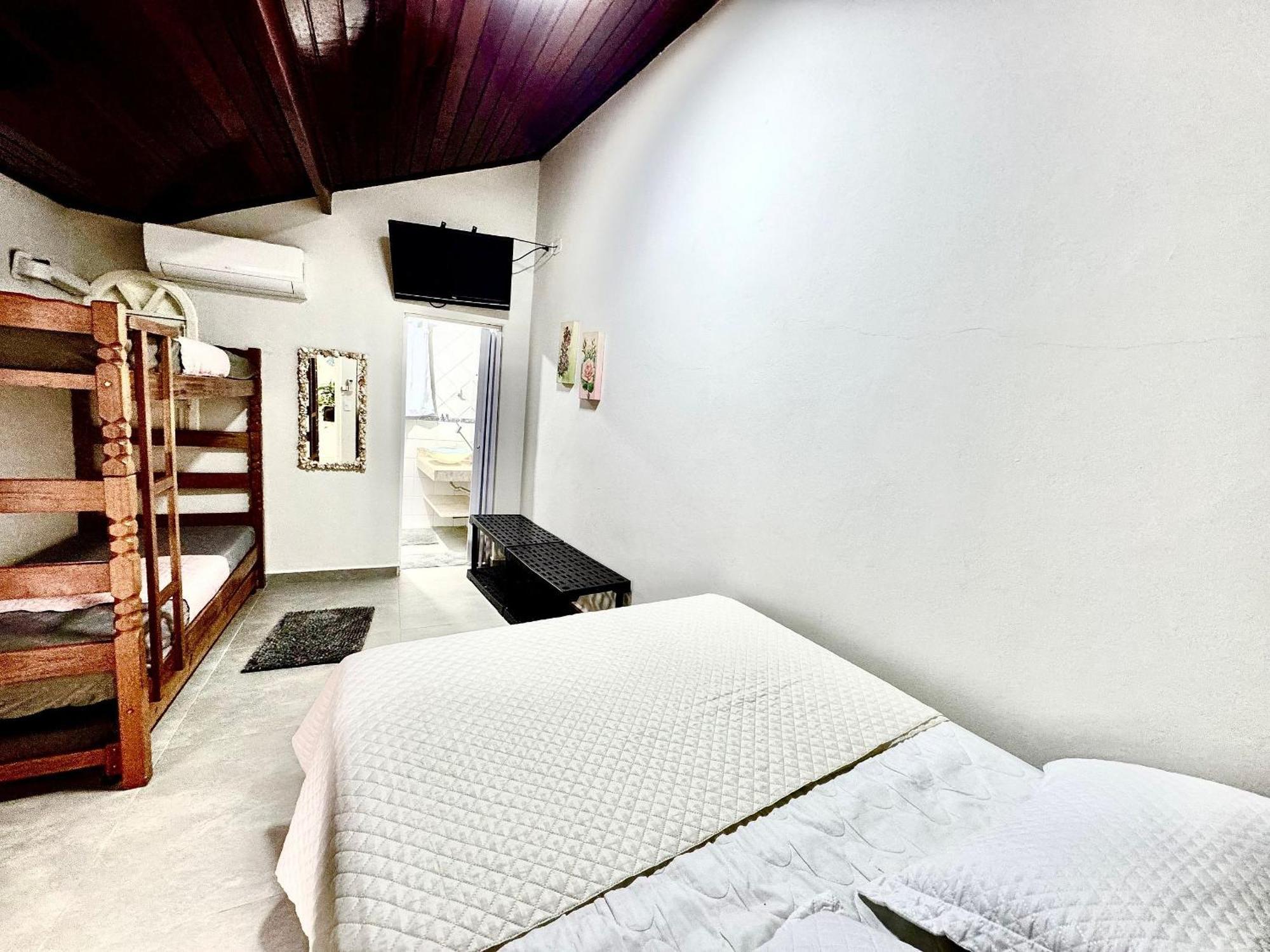 Praia/Piscina Com Hidro /Pebolim/Sinuca E Wi-Fi Caraguatatuba Bagian luar foto