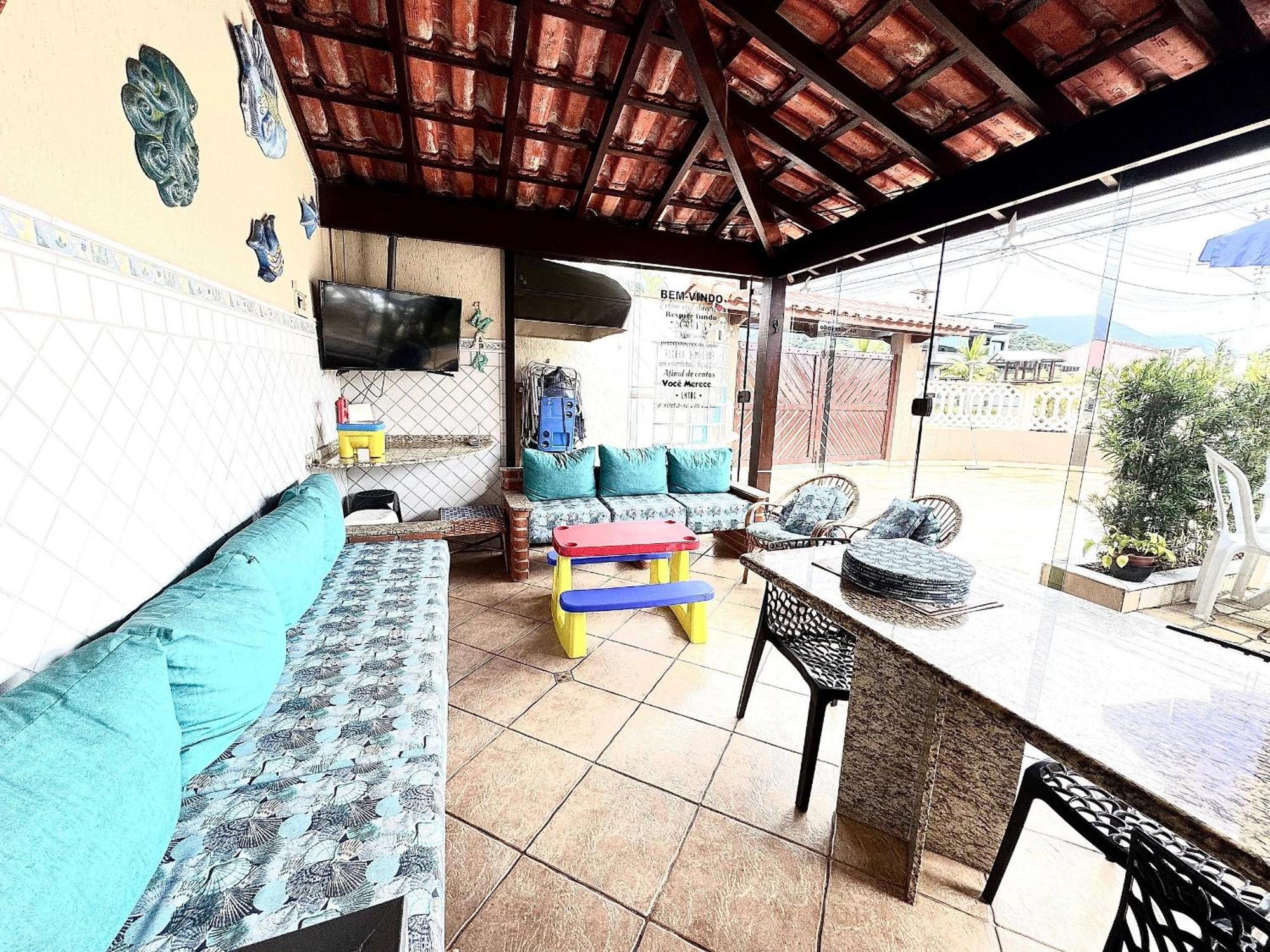 Praia/Piscina Com Hidro /Pebolim/Sinuca E Wi-Fi Caraguatatuba Bagian luar foto