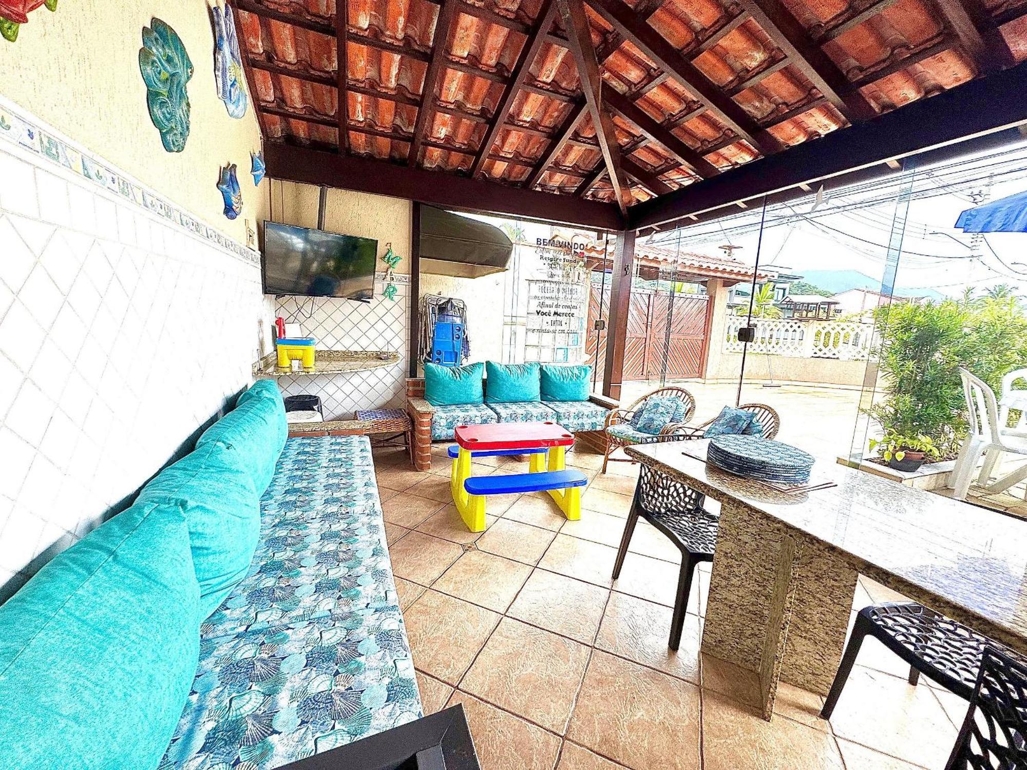 Praia/Piscina Com Hidro /Pebolim/Sinuca E Wi-Fi Caraguatatuba Bagian luar foto